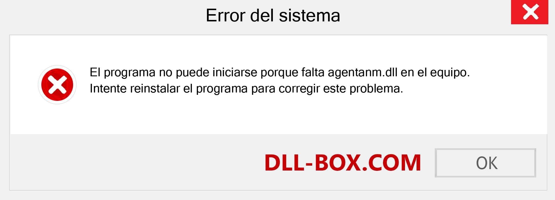 ¿Falta el archivo agentanm.dll ?. Descargar para Windows 7, 8, 10 - Corregir agentanm dll Missing Error en Windows, fotos, imágenes