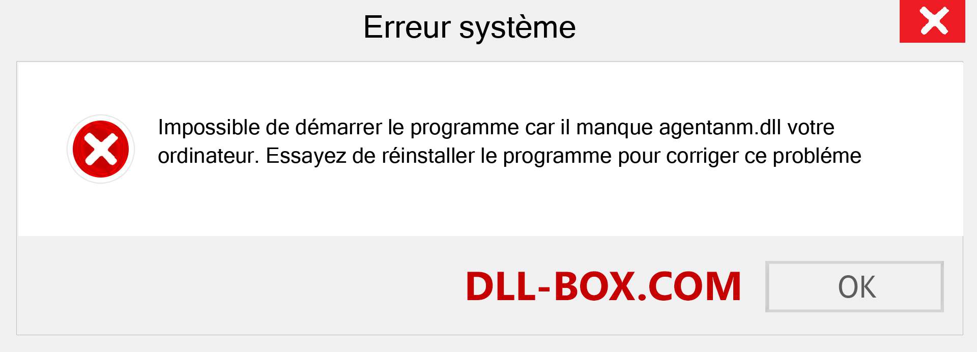 Le fichier agentanm.dll est manquant ?. Télécharger pour Windows 7, 8, 10 - Correction de l'erreur manquante agentanm dll sur Windows, photos, images